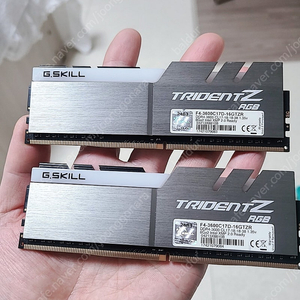 지스킬 트라이던트 Z ddr4 3600mhz cl17 8기가 2장 일괄판매 (b다이)