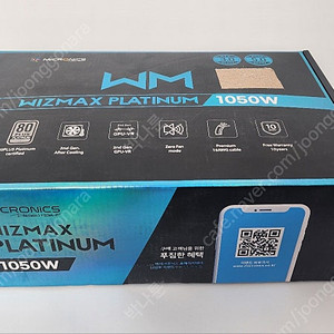 마이크로닉스 WIZMAX 1050W 80PLUS PLATINUM 풀모듈러 ATX 3.0 (PCIE5)