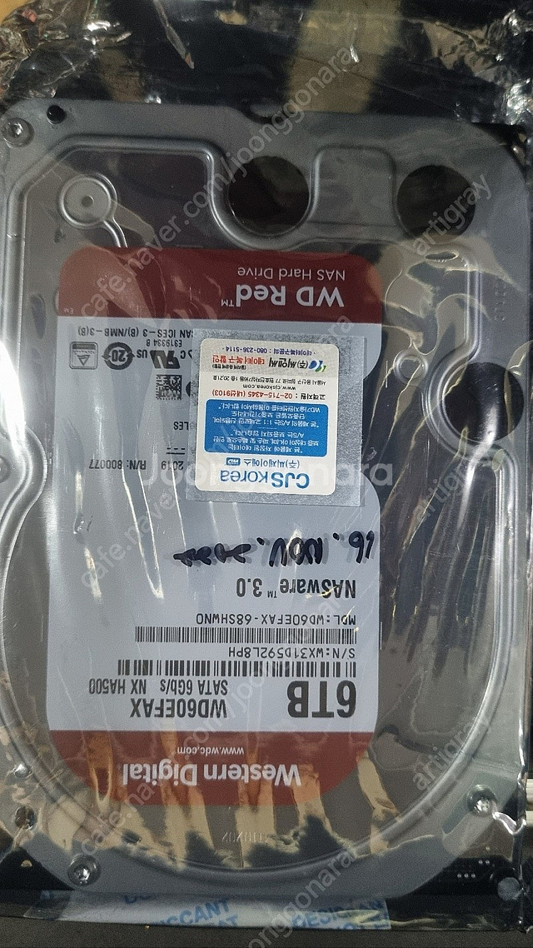 WDWestern Digital WD60EFAX 6T ...--0