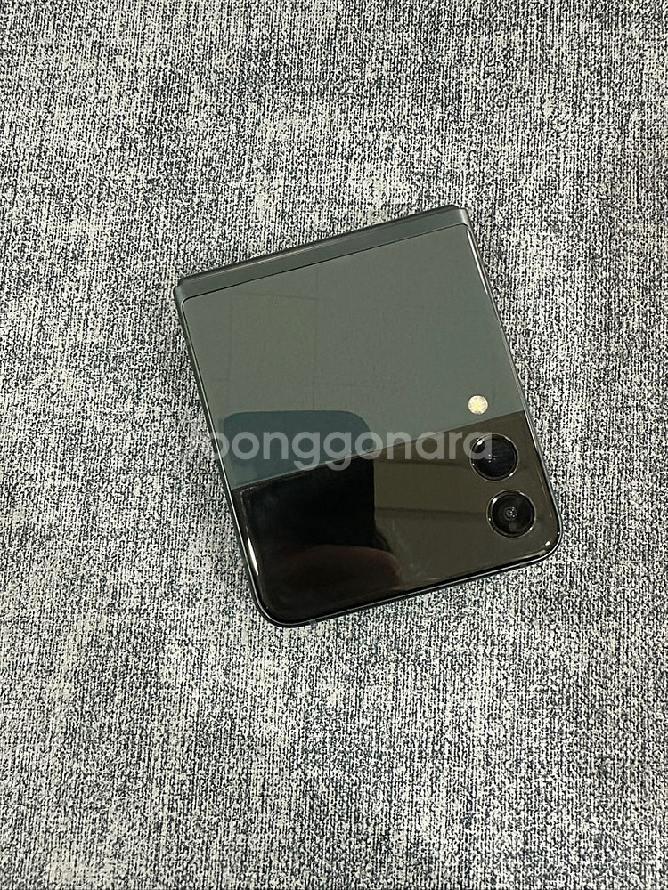 (게임용) 갤럭시Z플립3 256기가 그린 무잔상 작은멍...--0