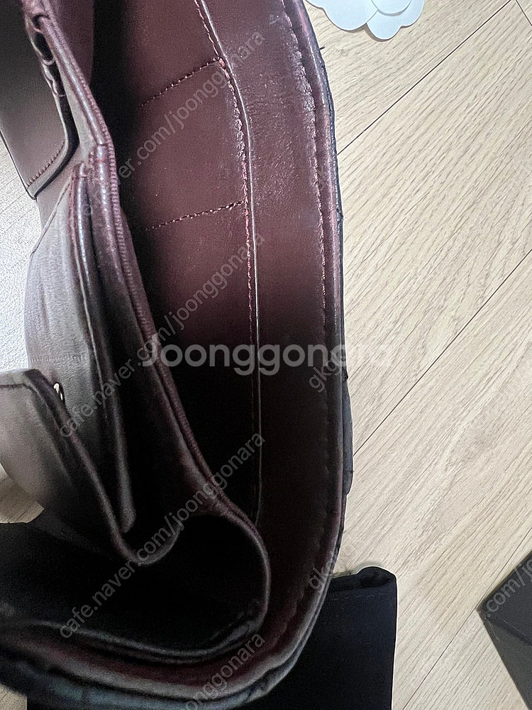 샤넬 캐비어 반지갑--5