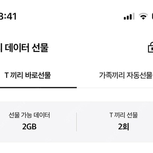 SKT 데이터 2GB