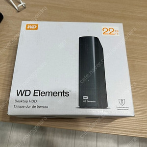 [대구/경산] WD Elements 외장하드 22tb(미개봉 신품) 판매합니다.