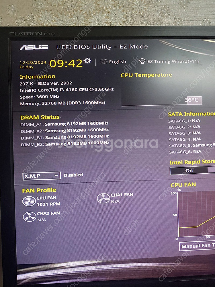 ASUS Z97-K 메인보드 판매 합니다.--1