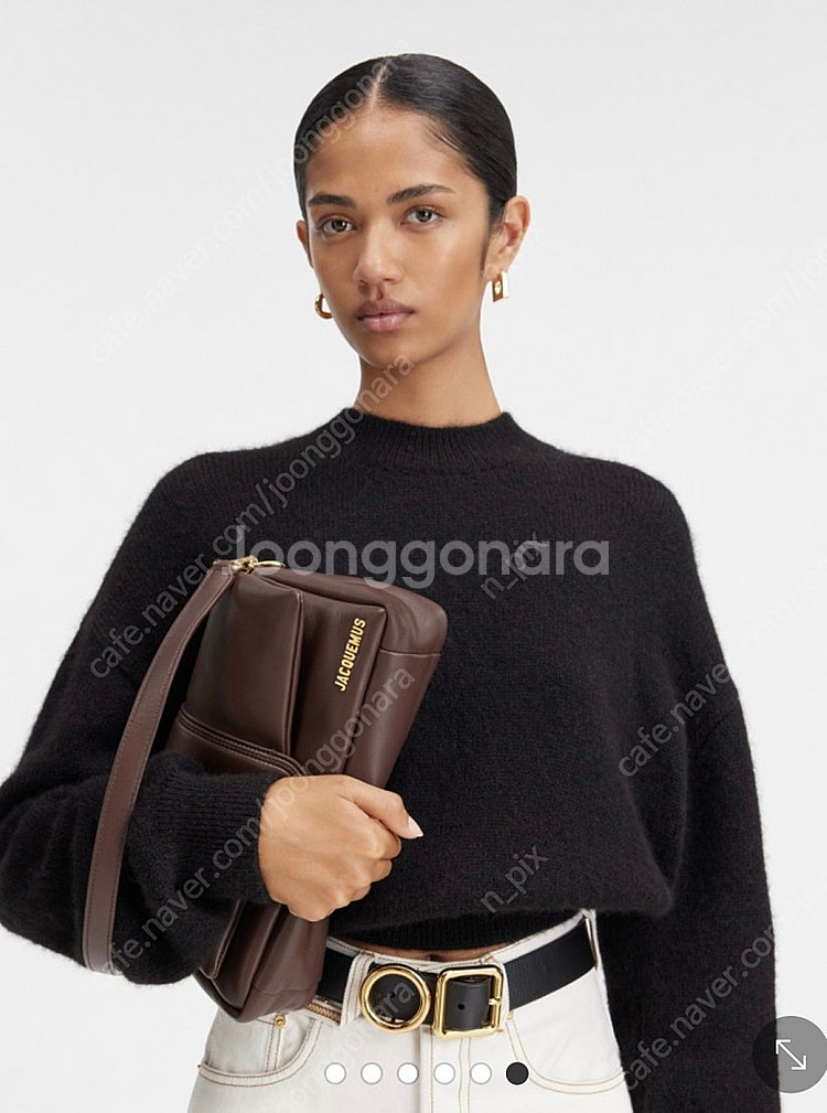 자크뮈스 르 밤비무 플랩백 미디움 브라운--4