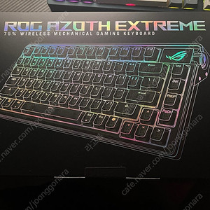 ASUS ROG AZOTH EXTREME 스노우축