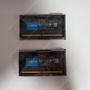 크루셜 노트북램 DDR5 5600 16G 2개