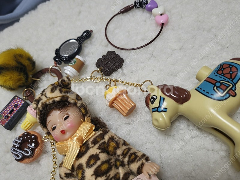 무료배송 당일발송) 맥마담 인형 키링 레오파드 호피 코...--2