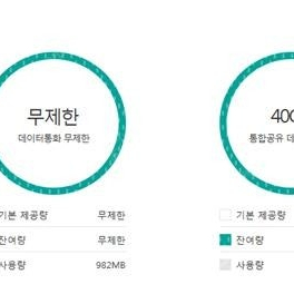 SKT 데이터 1GB 판매, 거래 즉시 전송 가능