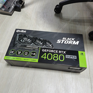 이엠텍 지포스 RTX 4080 SUPER BLACK STORM OC D6X 16GB