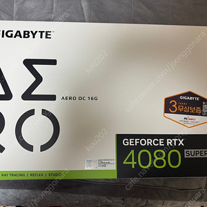 기가바이트 GIGABYTE 지포스 RTX 4080 SUPER AERO 팝니다