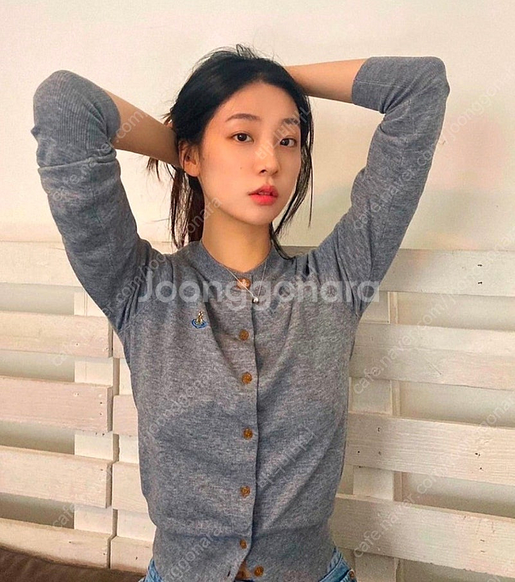 비비안웨스트우드 캐시미어가디건 블랙 xxs 24fw 새...--4
