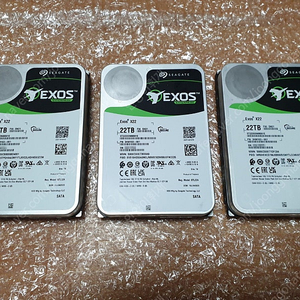 SEAGATE-EXOS X22(22TB)HDD/3개~팝니다