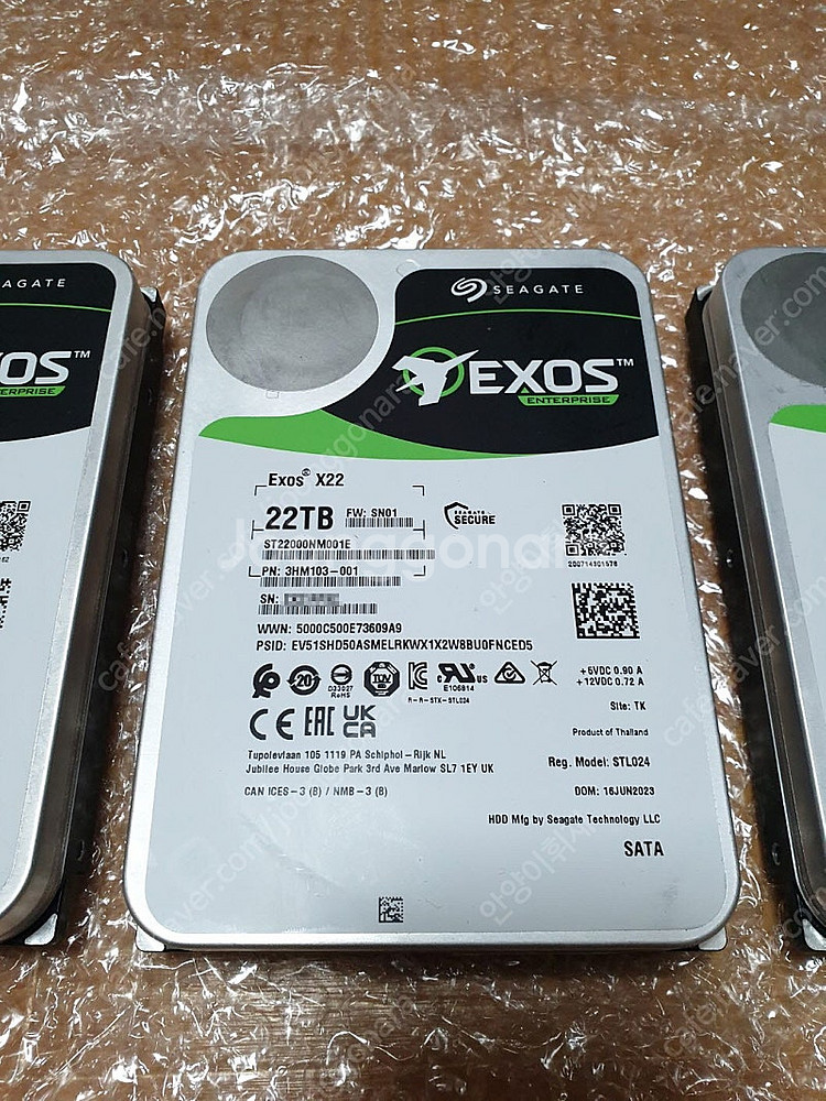 씨게이트-EXOS X22(22TB)/HDD~팝니다--0