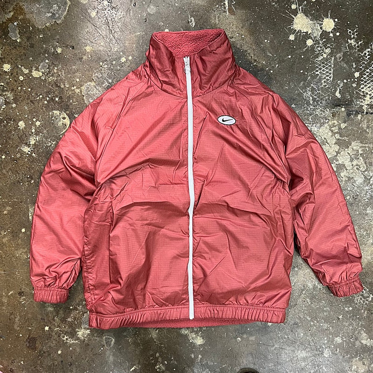 M) 나이키 리버시블 쉐르파 자켓 점퍼 양털자켓--5