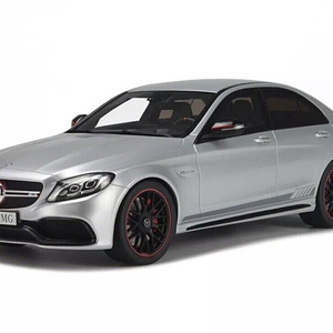 1:18 GT스피릿 w205 C63AMG 실버 레진 다이캐스트 팝니다.