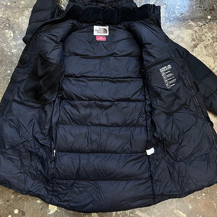 M) 노스페이스 고어윈드스토퍼 구스다운 롱패딩 점퍼 자켓--4