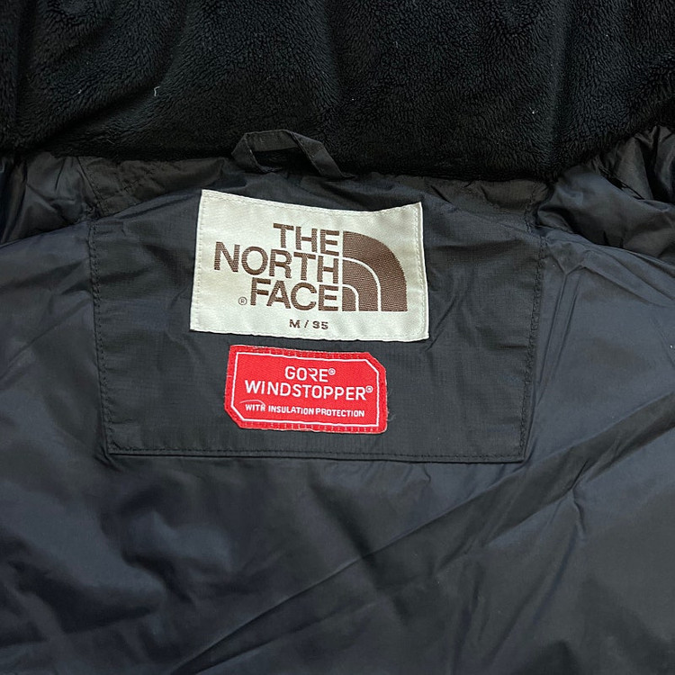 M) 노스페이스 고어윈드스토퍼 구스다운 롱패딩 점퍼 자켓--5