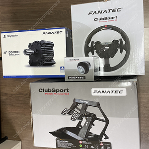 파나텍 (FANATEC) DD PRO, Steering Wheel RS 휠, QR1, V3 inverted 페달