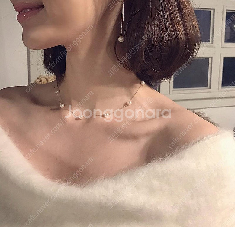 [새상품] A급 담수 진주 네크리스 14k 목걸이--1
