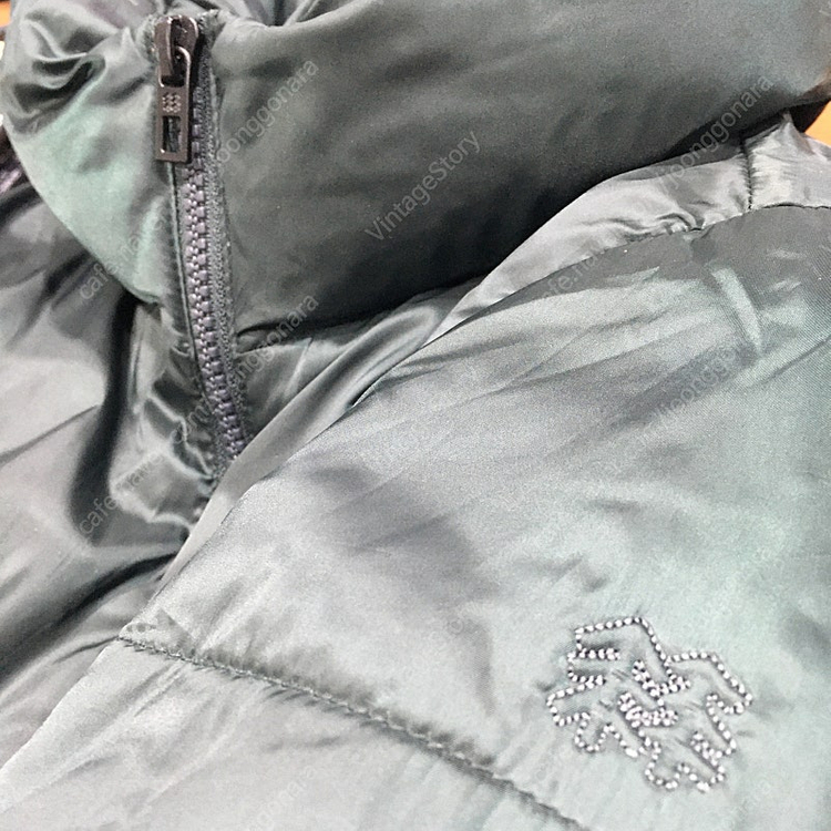 코오롱스포츠 여성 벌룬카라 글로시 거위털 구스다운 패딩 자켓 JKJJW15558(90)_vinst 이미지