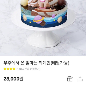 배스킨 엄마는 외계인 케이크