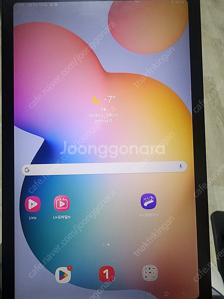 갤럭시탭 S6 lite sm-p610 64G 팝니다--7