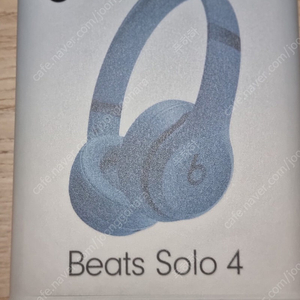 애플 비츠 솔로4 beats solo 4 무선 블루투스 블루 헤드셋 헤드폰 팝니다.