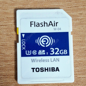 도시바 와이파이 무선 SD카드 flashair 32GB w-04