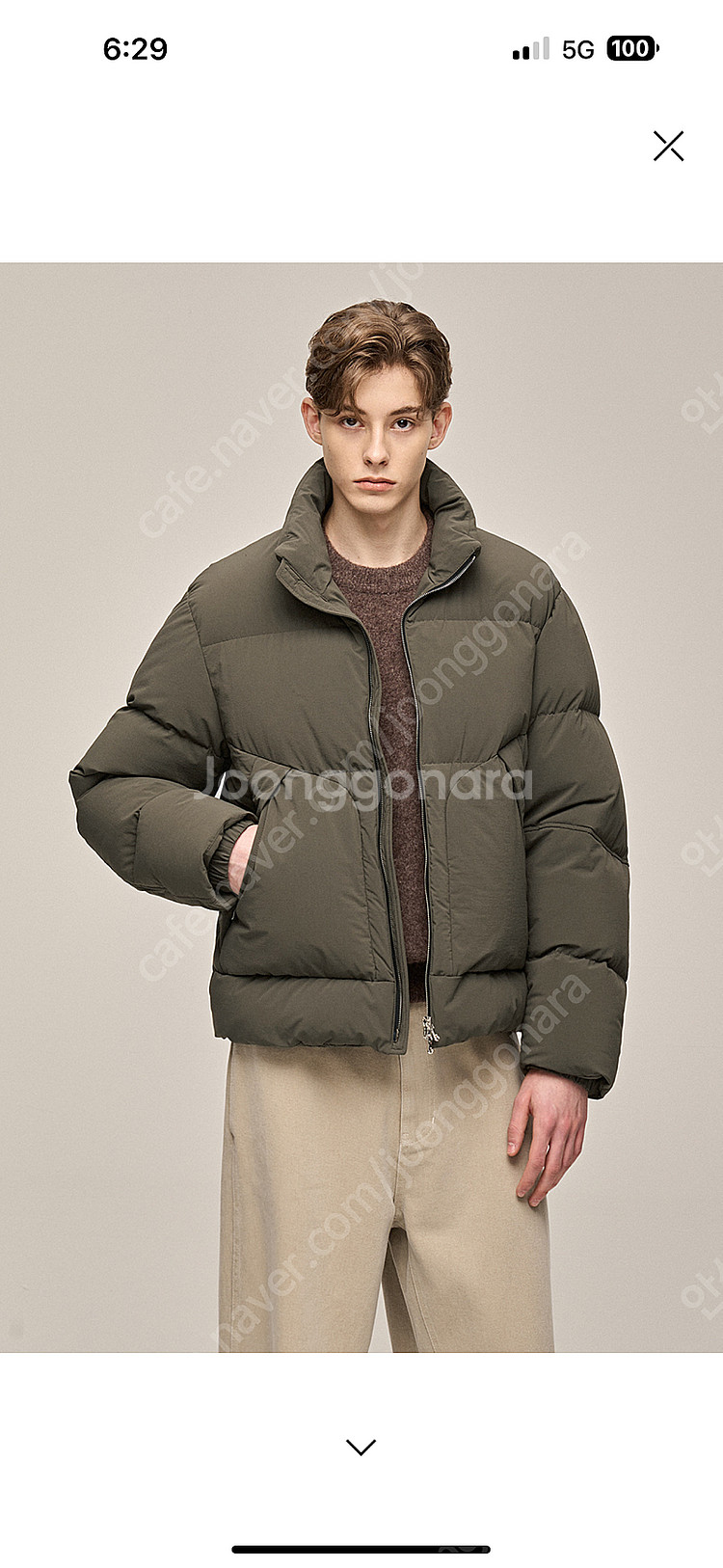 23fw 타임옴므 투웨이구스다운점퍼 패딩--0