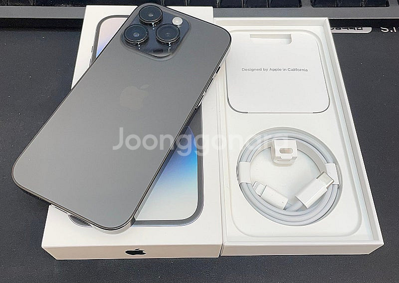 아이폰14프로 블랙 256GB 배터리87% 상태좋은 풀...--1