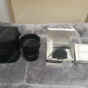 시그마 30mm F1.4 DC HSM 아트삼식이 캐논마운트 + USB DOCK(핀교정기) 판매합니다.