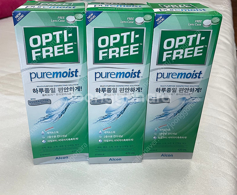 옵티프리 퓨어모이스트 새 제품입니다^^--0