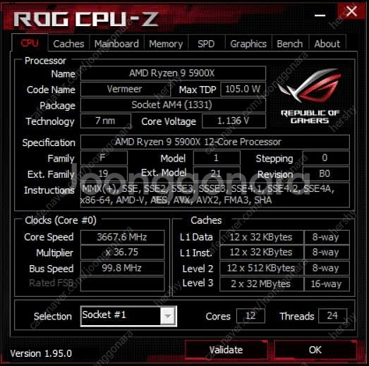 AMD Rayzen 9 5900x + Asus B550-I + Si-100 일괄판매 (택포)--1