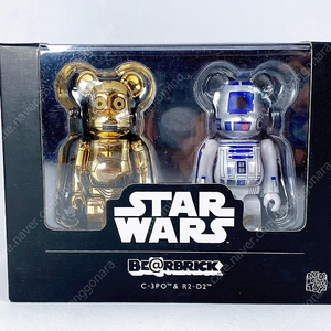 베어브릭100% 스타워즈 C-3PO & R2-D2