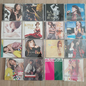 Boa(보아) 일본 한정반 CD&DVD 모음2 (22장)