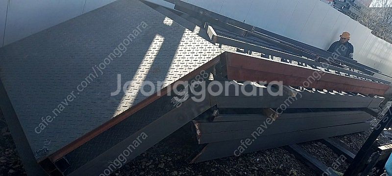 (판매)계단 철계단 난간대 농막 주택용 이동식창고 H빔...--3
