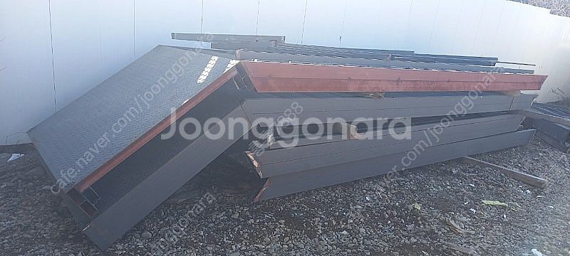 (판매)계단 철계단 난간대 농막 주택용 이동식창고 H빔...--4