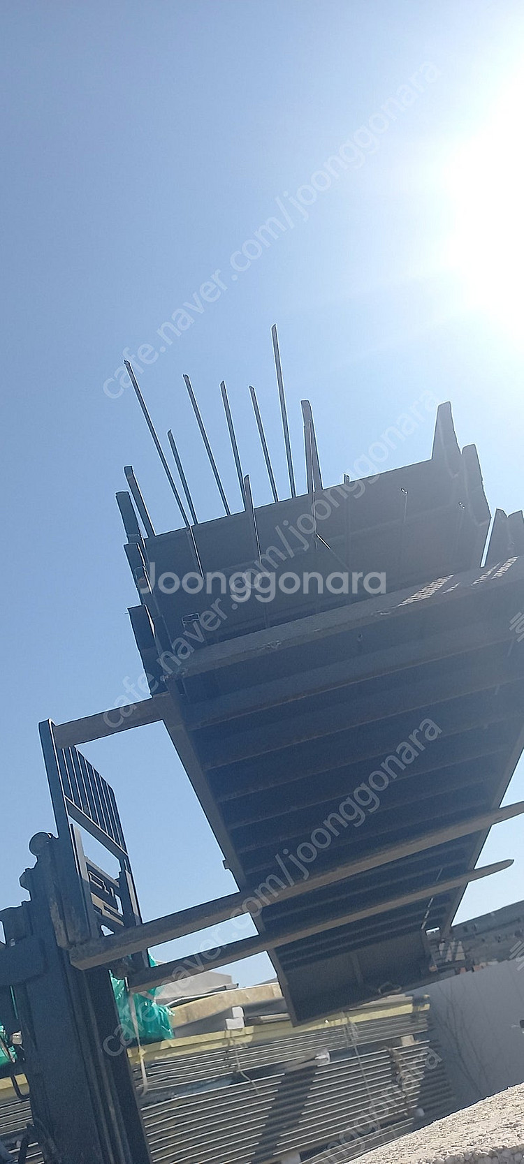 (판매)계단 철계단 난간대 농막 주택용 이동식창고 H빔...--7