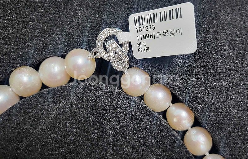 드펄 11mm 리얼담수진주목걸이--5