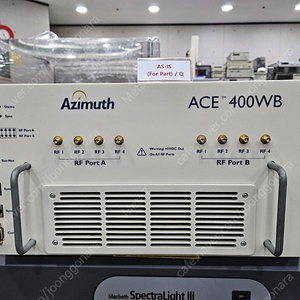 Azimuth ACE-4000WB Channel Emulator 중고 판매 (부품 검토용)