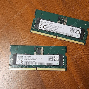 노트북용 DDR5 램 8GB * 2 (램클럭 5600) 판매