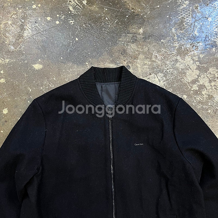 L) 캘빈클라인 누빔 패딩 모직 바시티 자켓 스타디움 ...--1