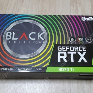 이엠텍 Rtx 3070ti 블랙에디션