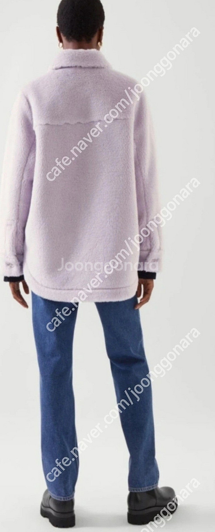 코스 (COS) 라일락 테디 뽀글이 자켓 M (택째 새...--2