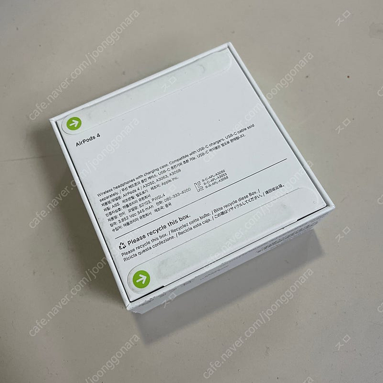 에어팟 4세대 (노캔X) 미개봉 새상품--1