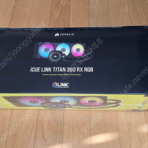 커세어 iCUE LINK TITAN 360 RX RGB 미개봉 18만원에 판매합니다