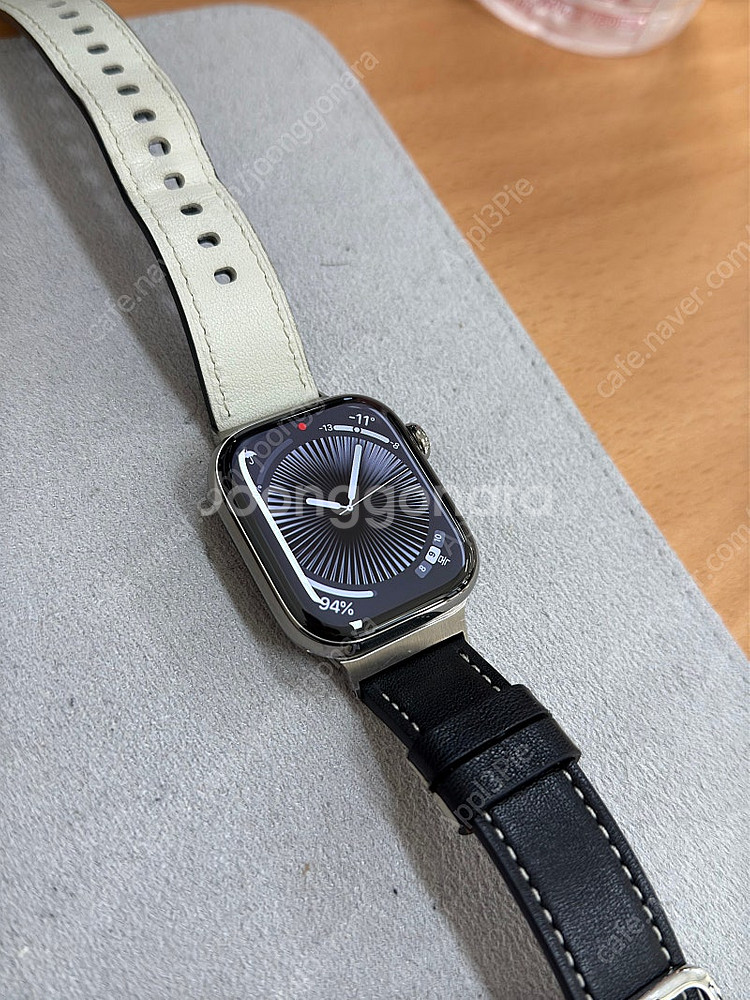 애플워치10 내츄럴티타늄 42mm+스포츠루프--0