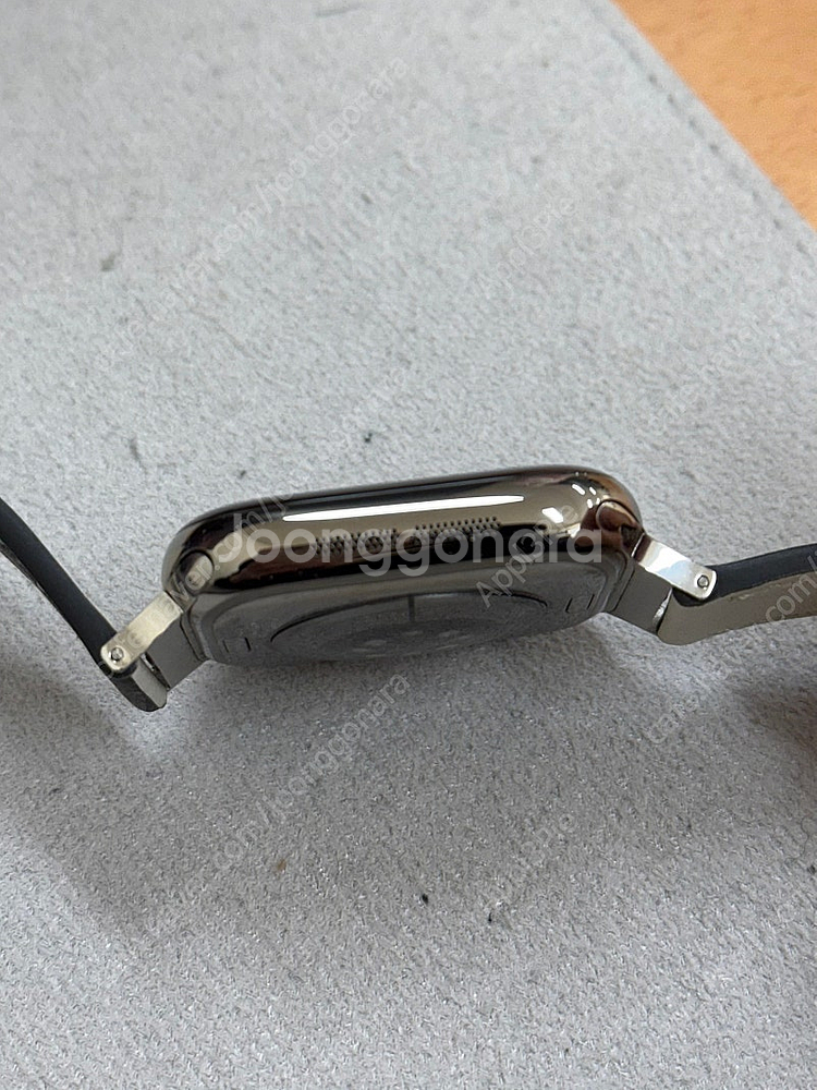 애플워치10 내츄럴티타늄 42mm+스포츠루프--1