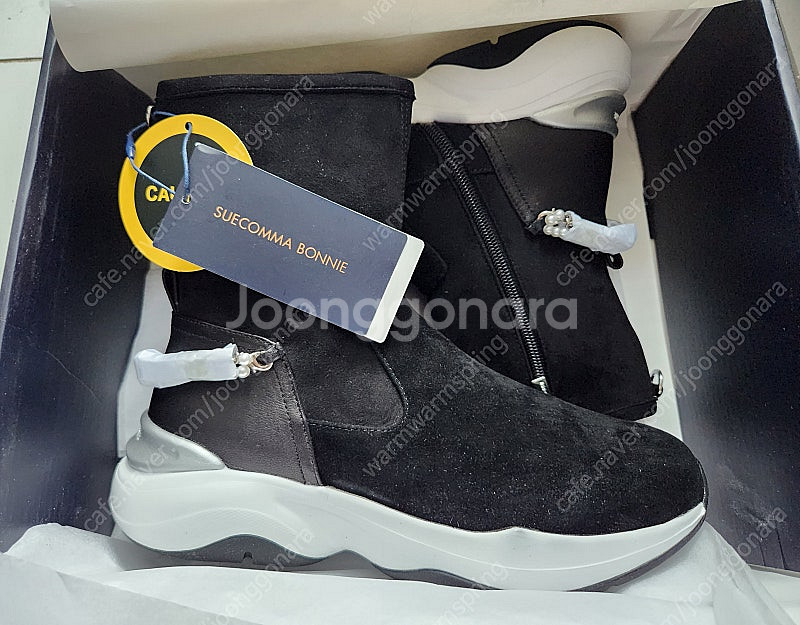 (새상품) 슈콤마보니 스니커즈 부츠 230 고세 바바라 탠디 세라 미소페--8